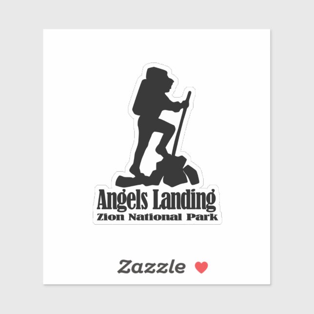 Angels Landing - Zion National Park  Sticker (Sheet)