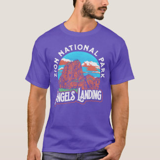 Angels Landing Zion National Park Vintage 80s vint T-Shirt