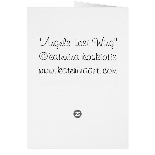 Angels lost wing CARD (Back)
