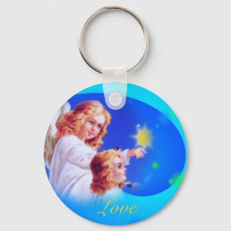 Angels Love Keychain