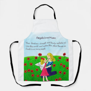 Angels Love Mom All-Over Print Apron