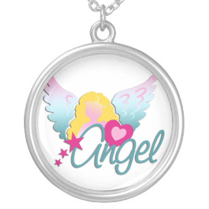 Angels Love Silver Plated Necklace
