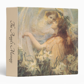 Angel's Message by George Swinstead, Vintage Art 3 Ring Binder