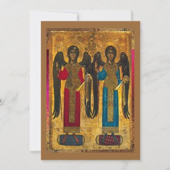 Angels Michael And Gabriel by justcrosses at Zazzle