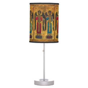 Angels Michael And Gabriel  Table Lamp by justcrosses at Zazzle