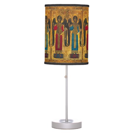 Angels Michael And Gabriel  Table Lamp