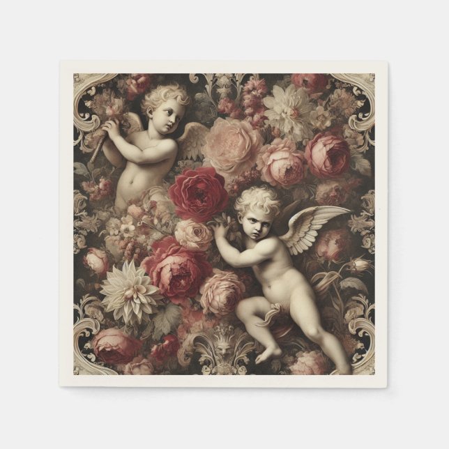 Angels of Discord – Gothic Baroque  Napkins (Front)
