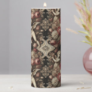 Angels of Discord – Gothic Sanctum in Tapestry Pillar Candle