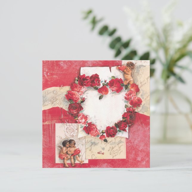 Angels of love holiday card (Standing Front)