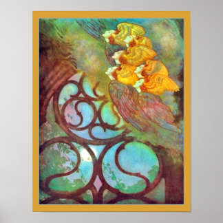 Angels of the Bells 1912 by Edmund Dulac Poster