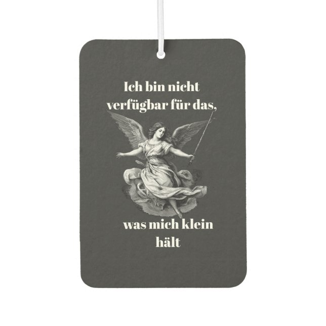 Angels of Unavailability Air Freshener (Front)