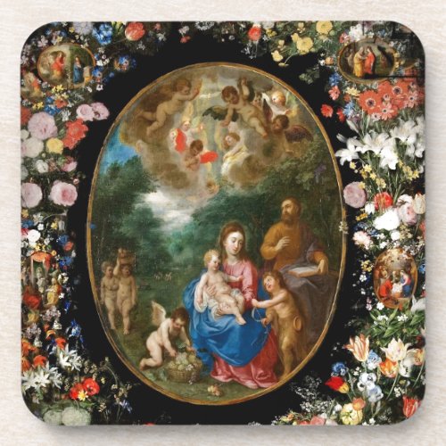 Angels Offering Gifts Coaster