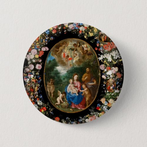 Angels Offering Gifts Pinback Button