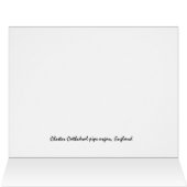 Angels on Chester organ big Christmas card (Inside Horizontal (Top))