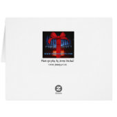 Angels on Chester organ big Christmas card (Back Horizontal)