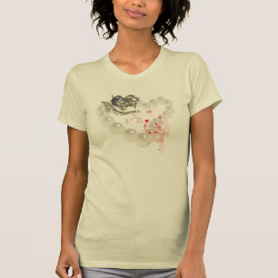 Angels, Pearls & Hearts Creme T-Shirt