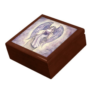 Angel's Perch Lovely Angel Trinket Box