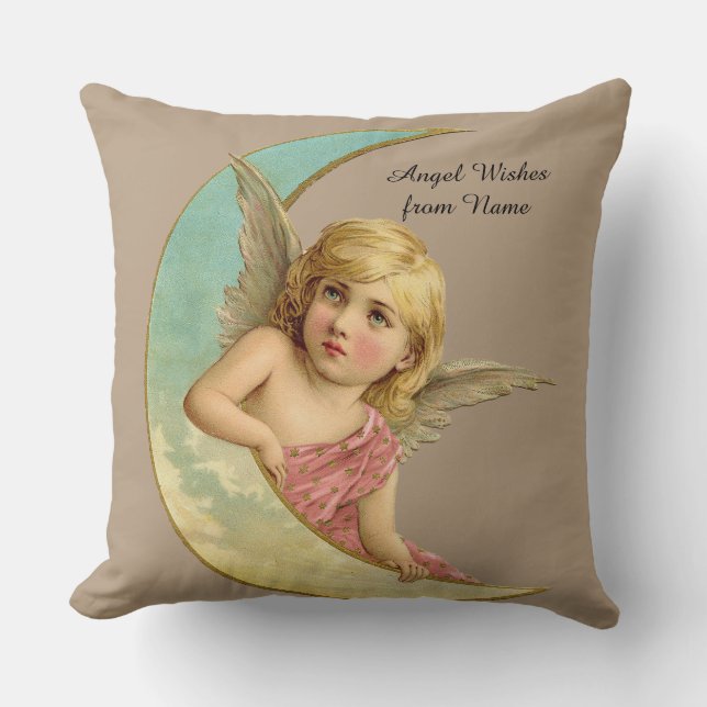 ANGELS - personalized Angel gifts Throw Pillow (Front)