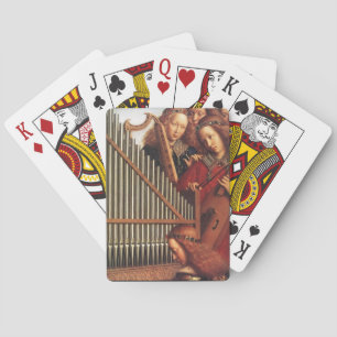 ANGELS PLAYING MUSIC by Jan Van Eyk Poker Cards