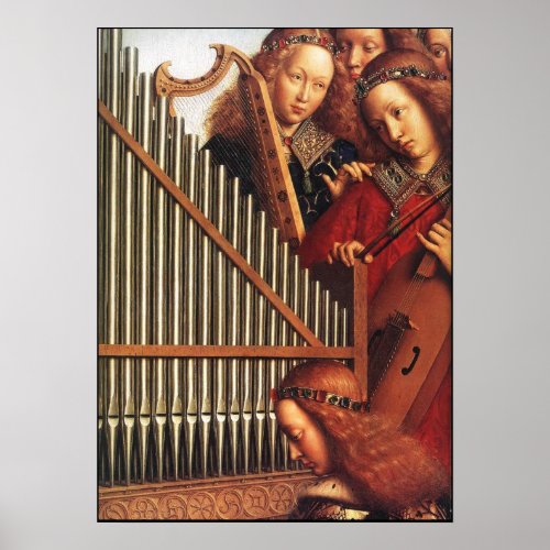 ANGELS PLAYING MUSIC detail Poster
