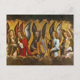 Angels Playing Musical Instruments Postcard