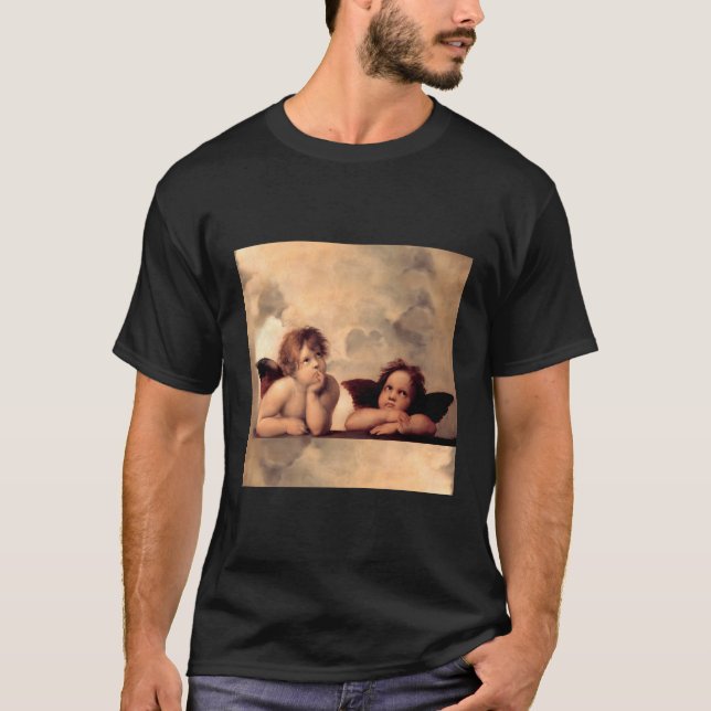 Angels Raphael Cupid Cherubs Angel T-Shirt (Front)