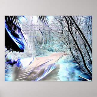 'Angel's Reflection' Scripture Poster