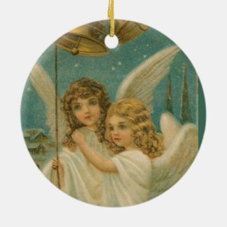 Angels Ringing Bells Collectible Holiday Ornament
