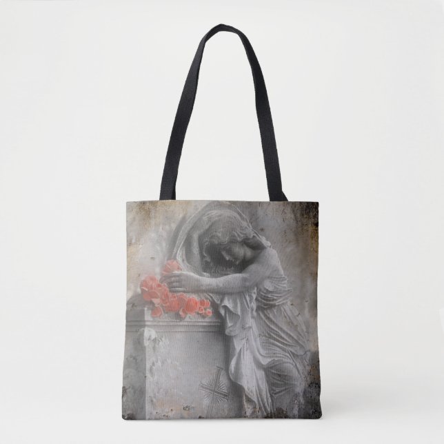 Angel's Roses Tote Bag (Front)