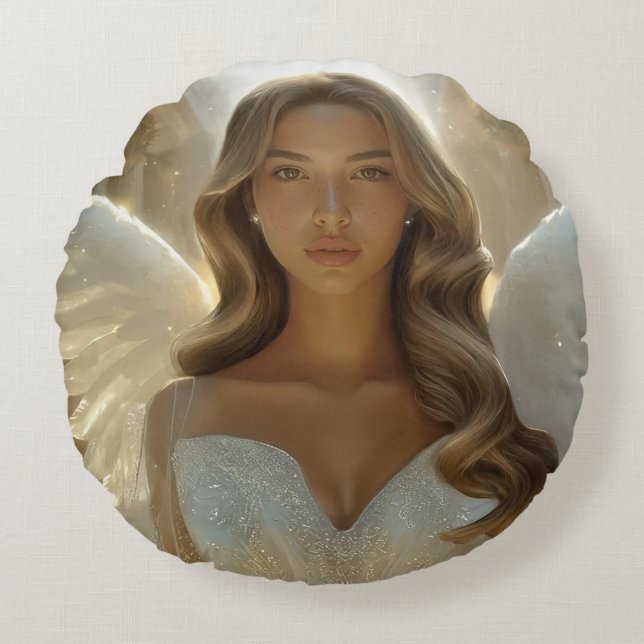 ANGELS ROUND PILLOW (Front)
