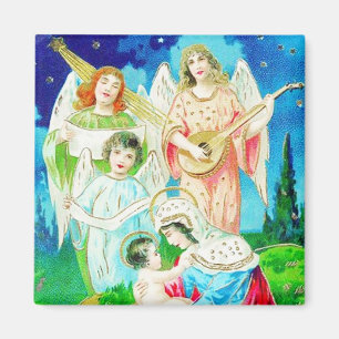 Angels Sing Vintage Magnet