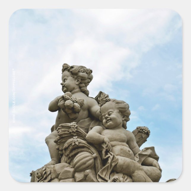 Angels Square Sticker (Front)