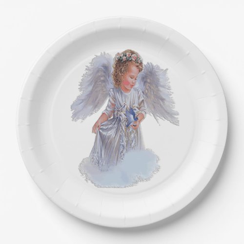Angels t_shirts paper plates
