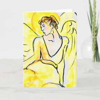 Angels Template Christmas Card
