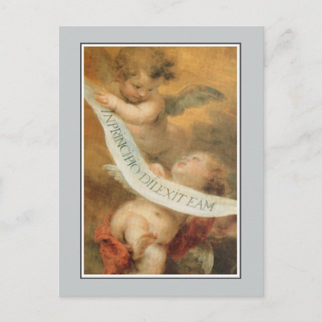 Angels,  The Immaculate Conception, Murillo Postcard (Front)