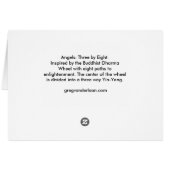 Angels: Three by Eight Card (Back Horizontal)