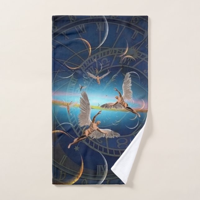 Angels through time hand towel  (Hand Towel)
