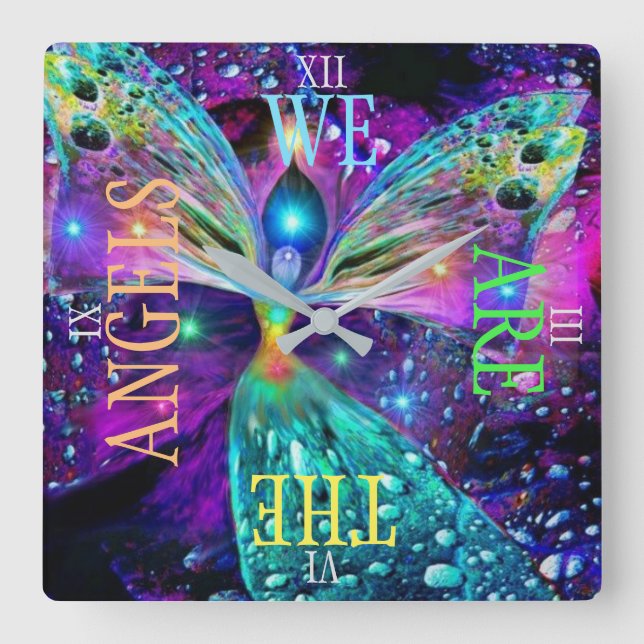 ANGELS  TIME WATCH LARGE CLOCK (Front)