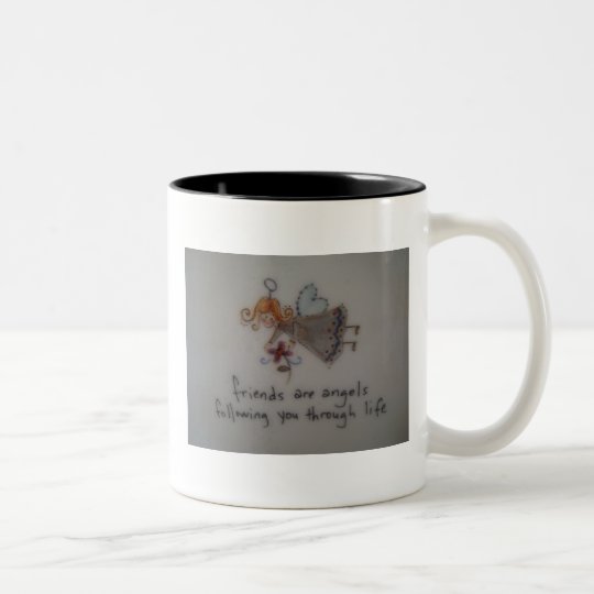 Angels Two-Tone Coffee Mug