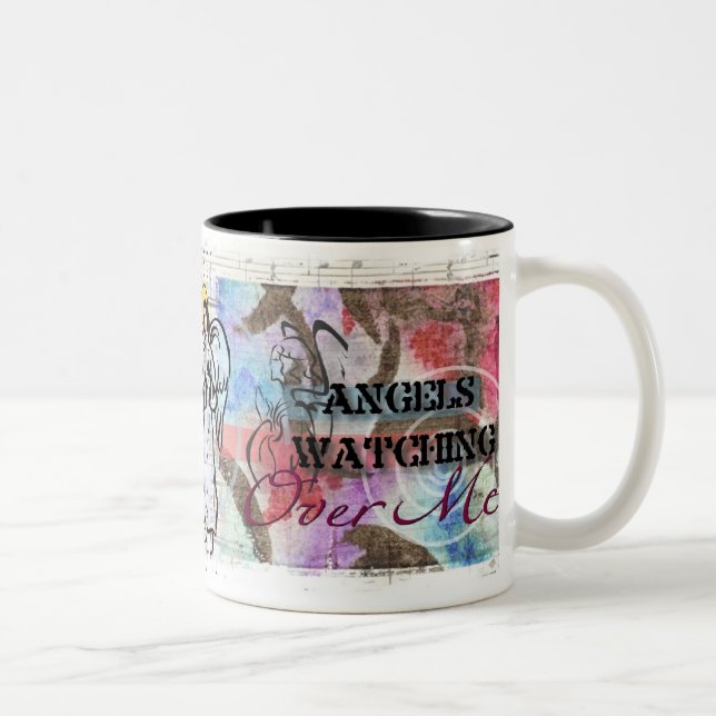 Angels Two-Tone Coffee Mug (Right)