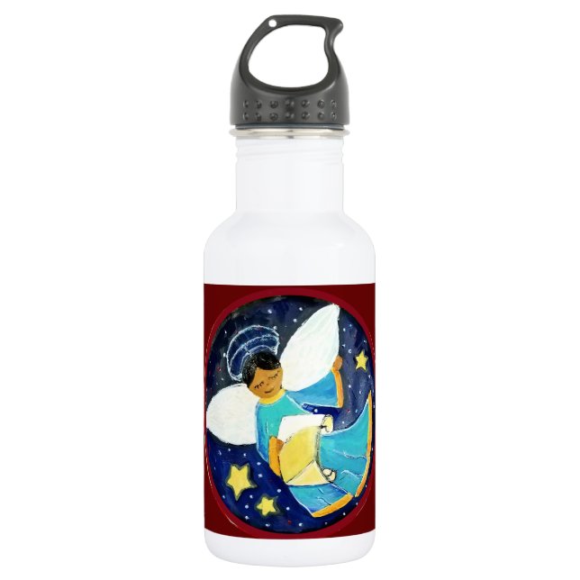 Angels Unaware Stainless Steel Water Bottle (Front)