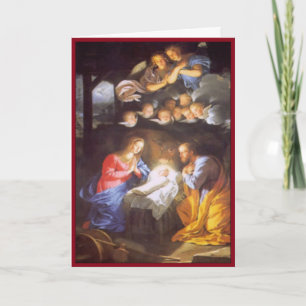 Angels Up Above Custom Greetings Card