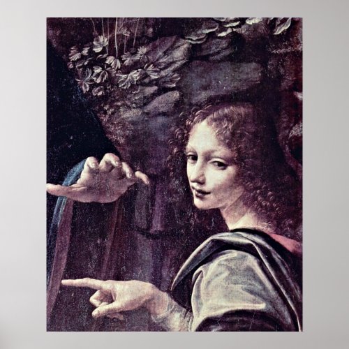 Angels Uriel by Leonardo di ser Piero da Vinci Poster