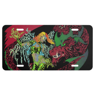 Angels vs Dragons: Shocker License Plate