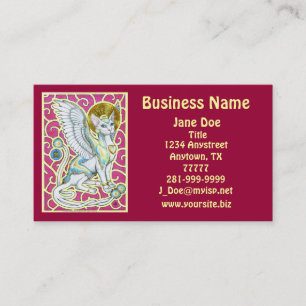 Angels Walk On 4 Paws Business Card