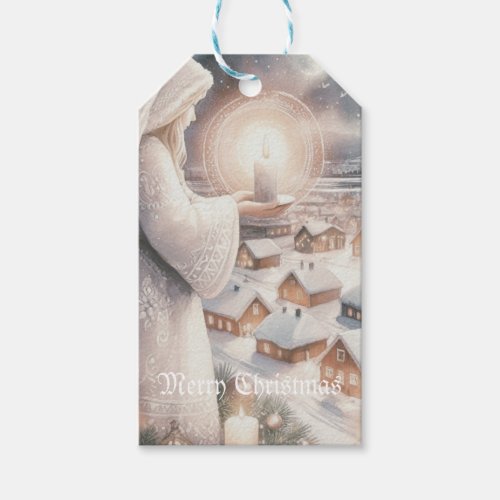 Angels watch over you gift tags