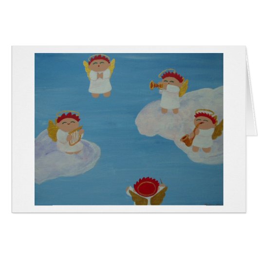 Angels we have heard cards (Front Horizontal)