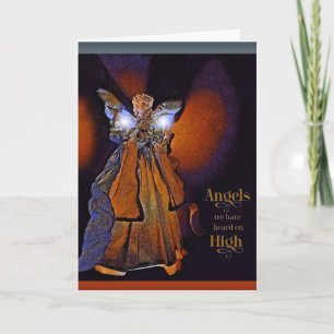 Angels We Have Heard on High - Blank Card