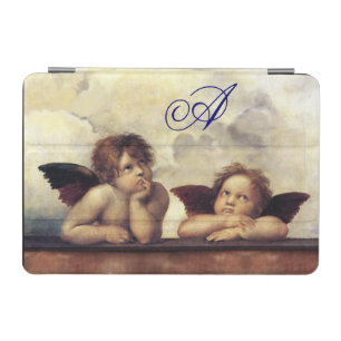 ANGELS /Winged Cherubs Monogram iPad Mini Cover
