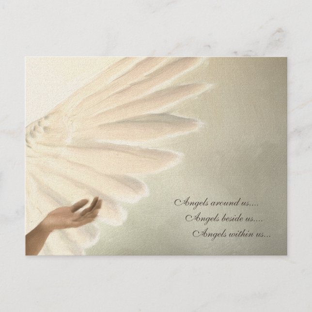 Angels Wings Card - Custom Order Template Design (Front)